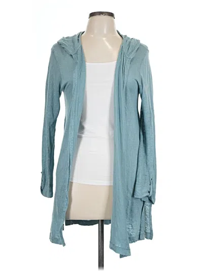 Pre-owned Tahari Cardigan Sweater In Blue