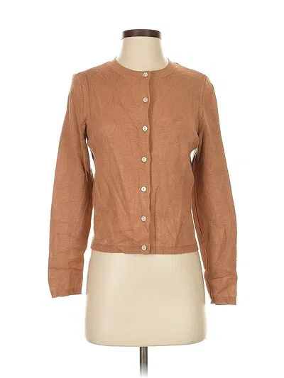 Pre-owned Tahari Cardigan Sweater In Brown