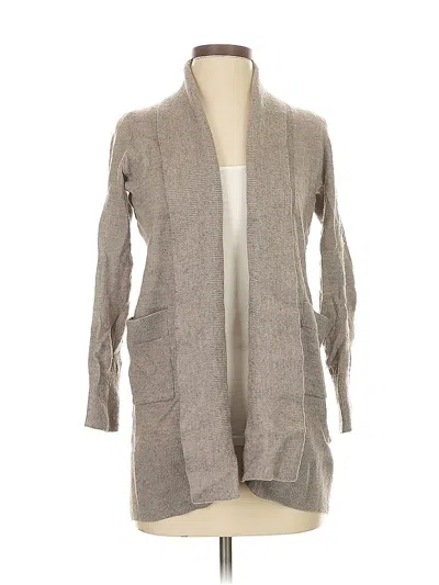 Pre-owned Tahari Cardigan Sweater In Brown