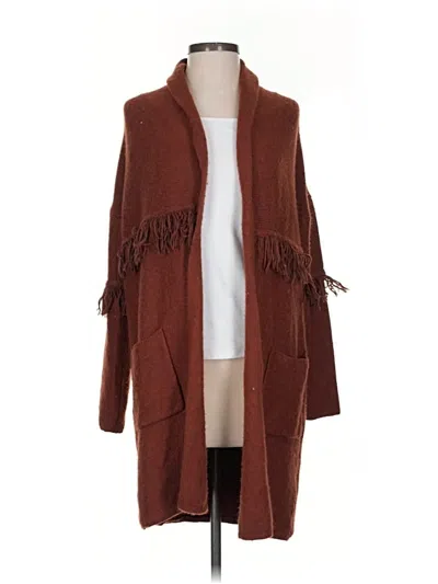 Pre-owned Tahari Cardigan Sweater In Brown