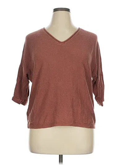 Pre-owned Tahari Cardigan Sweater In Brown