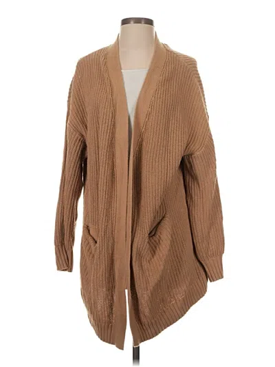Pre-owned Tahari Cardigan Sweater In Brown