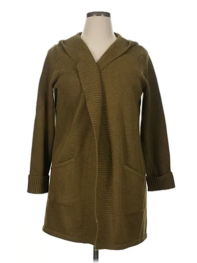 Pre-owned Tahari Cardigan Sweater In Brown