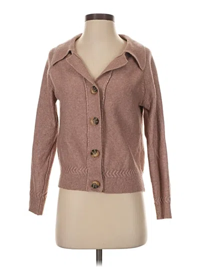 Pre-owned Tahari Cardigan Sweater In Brown