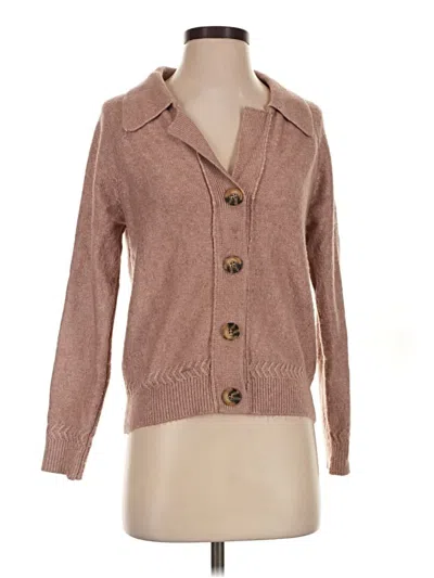 Pre-owned Tahari Cardigan Sweater In Brown