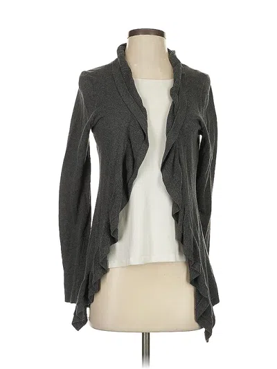 Pre-owned Tahari Cardigan Sweater In Gray