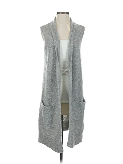 Pre-owned Tahari Cardigan Sweater In Gray