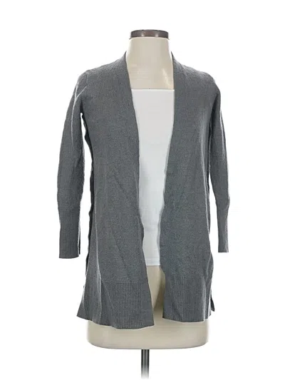 Pre-owned Tahari Cardigan Sweater In Gray