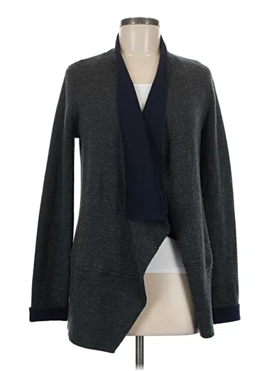 Pre-owned Tahari Cardigan Sweater In Gray