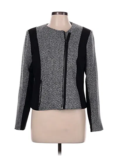 Pre-owned Tahari Cardigan Sweater In Gray