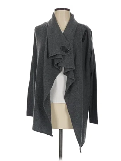 Pre-owned Tahari Cardigan Sweater In Gray