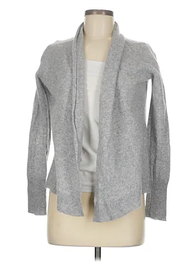 Pre-owned Tahari Cardigan Sweater In Gray