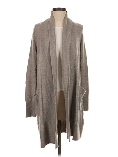 Pre-owned Tahari Cardigan Sweater In Gray