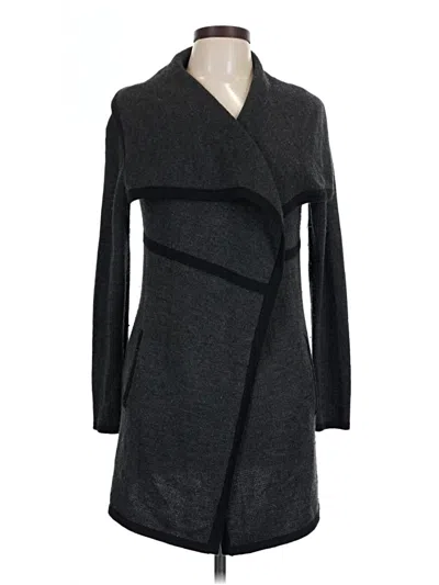 Pre-owned Tahari Cardigan Sweater In Gray