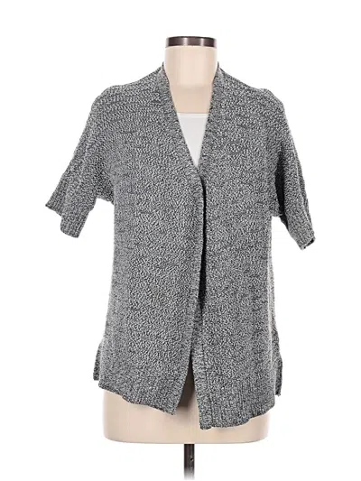 Pre-owned Tahari Cardigan Sweater In Gray