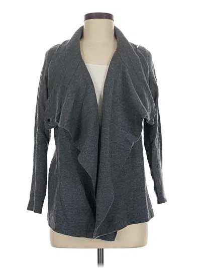 Pre-owned Tahari Cardigan Sweater In Gray