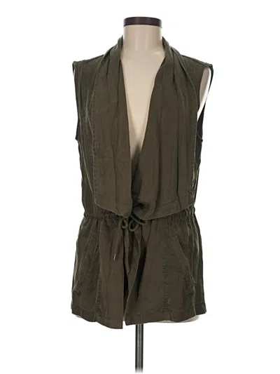 Pre-owned Tahari Cardigan Sweater In Green
