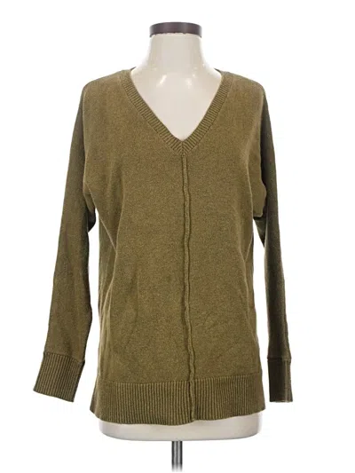 Pre-owned Tahari Cardigan Sweater In Green