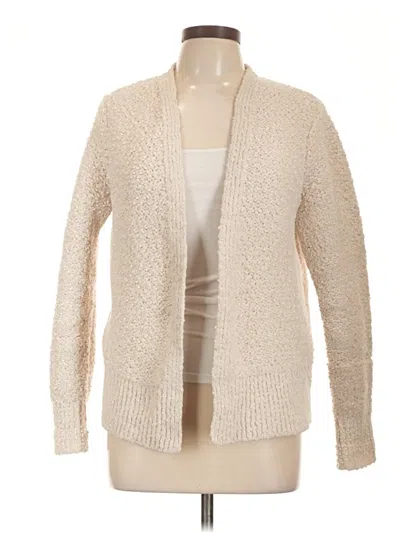 Pre-owned Tahari Cardigan Sweater In Ivory