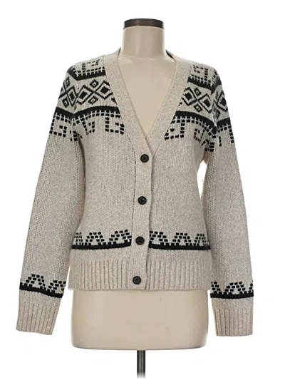 Pre-owned Tahari Cardigan Sweater In Ivory