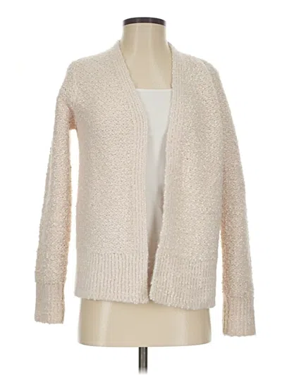 Pre-owned Tahari Cardigan Sweater In Ivory