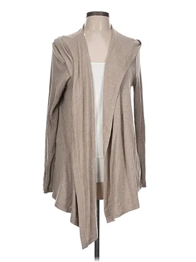 Pre-owned Tahari Cardigan Sweater In Tan