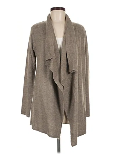 Pre-owned Tahari Cardigan Sweater In Tan
