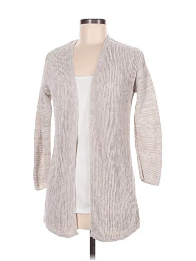 Pre-owned Tahari Cardigan Sweater In Tan