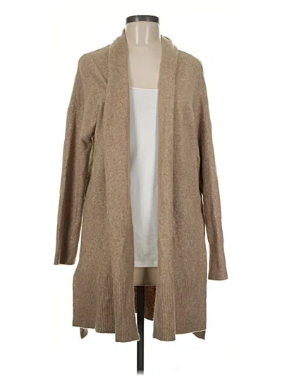 Pre-owned Tahari Cardigan Sweater In Tan