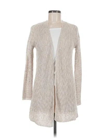 Pre-owned Tahari Cardigan Sweater In White