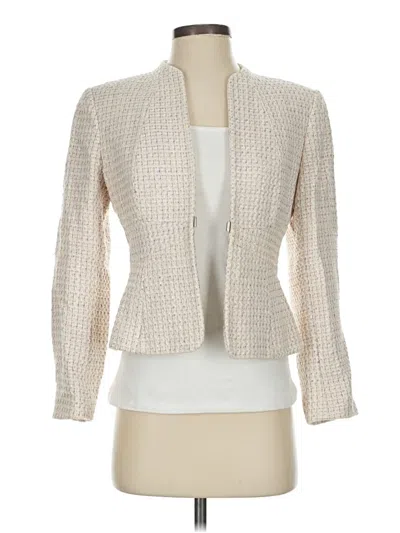Pre-owned Tahari Cardigan Sweater In White