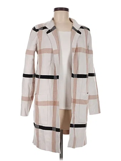 Pre-owned Tahari Cardigan Sweater In White