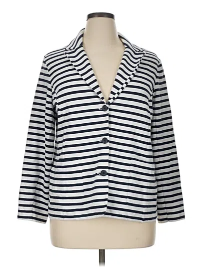 Pre-owned Tahari Cardigan Sweater In White