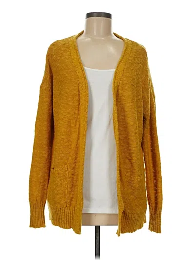 Pre-owned Tahari Cardigan Sweater In Yellow