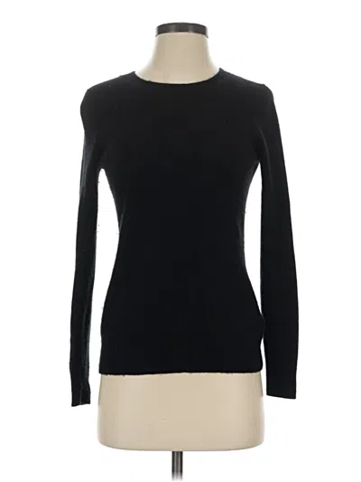 Pre-owned Tahari Cashmere Pullover Sweater In Black
