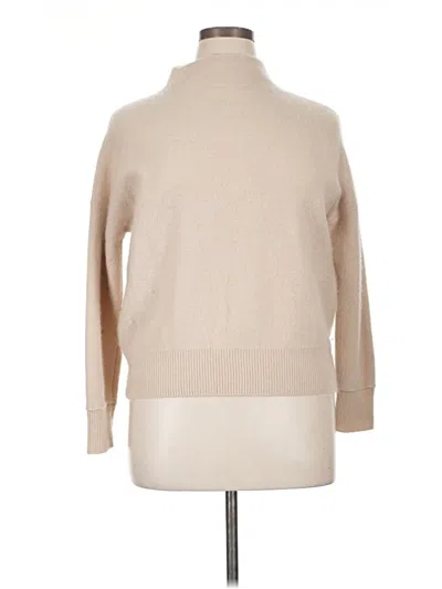 Pre-owned Tahari Cashmere Pullover Sweater In Brown