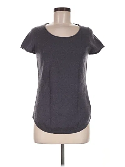 Pre-owned Tahari Cashmere Pullover Sweater In Gray