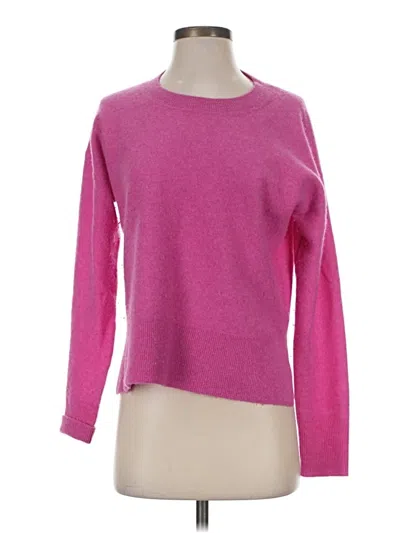 Pre-owned Tahari Cashmere Pullover Sweater In Pink