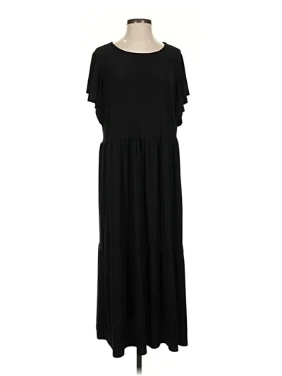 Pre-owned Tahari Casual Dress In Black