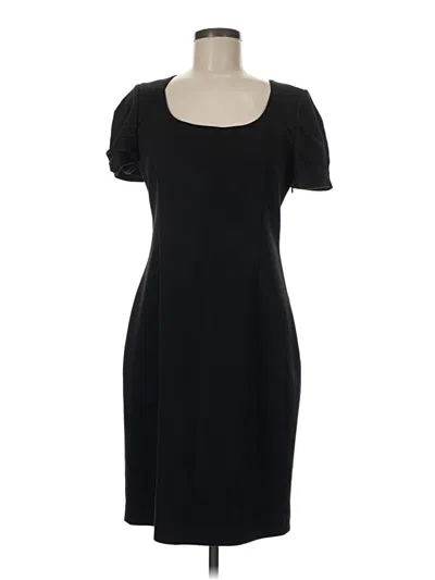 Pre-owned Tahari Casual Dress In Black