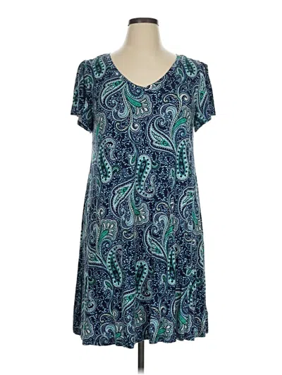 Pre-owned Tahari Casual Dress In Blue