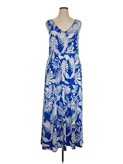 Pre-owned Tahari Casual Dress In Blue