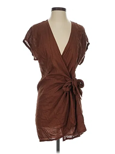 Pre-owned Tahari Casual Dress In Brown