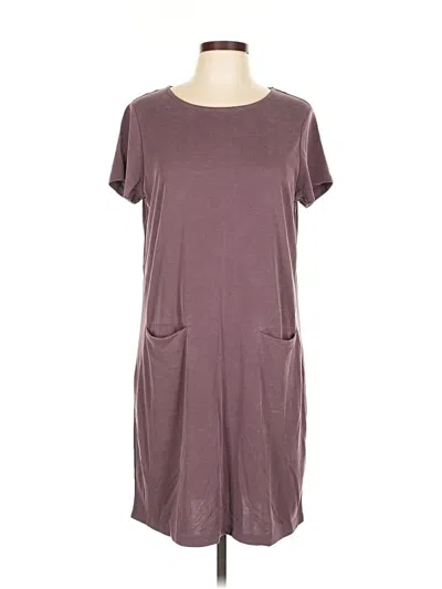 Pre-owned Tahari Casual Dress In Burgundy