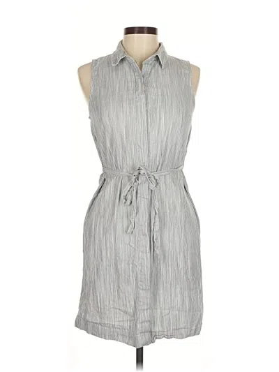Pre-owned Tahari Casual Dress In Gray