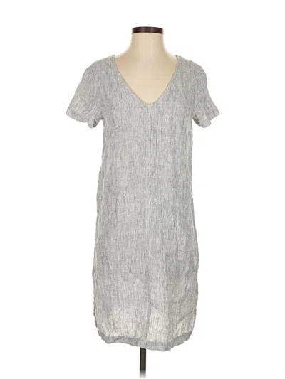 Pre-owned Tahari Casual Dress In Gray