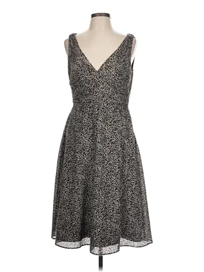 Pre-owned Tahari Casual Dress In Gray