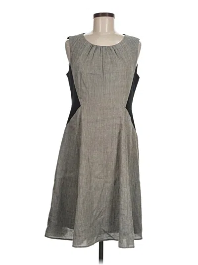 Pre-owned Tahari Casual Dress In Gray