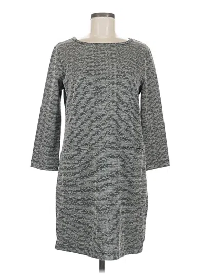 Pre-owned Tahari Casual Dress In Gray