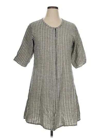 Pre-owned Tahari Casual Dress In Gray